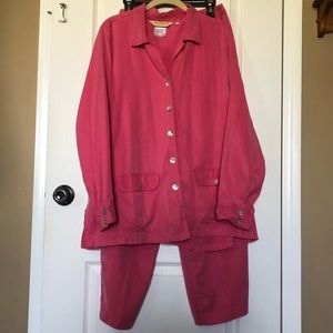 Norm Thompson jacket and matching pants